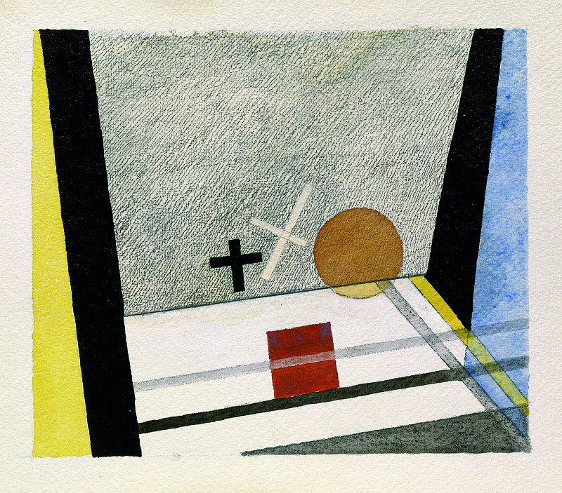 László Moholy-Nagy, Untitled (from the portfolio for Walter Gropius), 1924 / Bauhaus-Archiv Berlin
