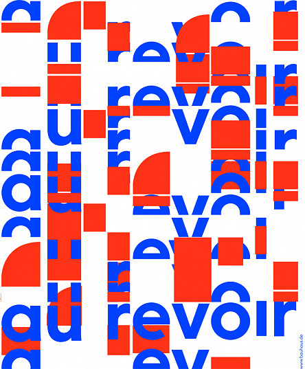 Plakat "Au revoir"