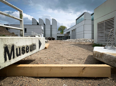Baustelle Bauhaus-Archiv / Museum für Gestaltung, Mai 2019 © Bauhaus-Archiv / Catrin Schmitt