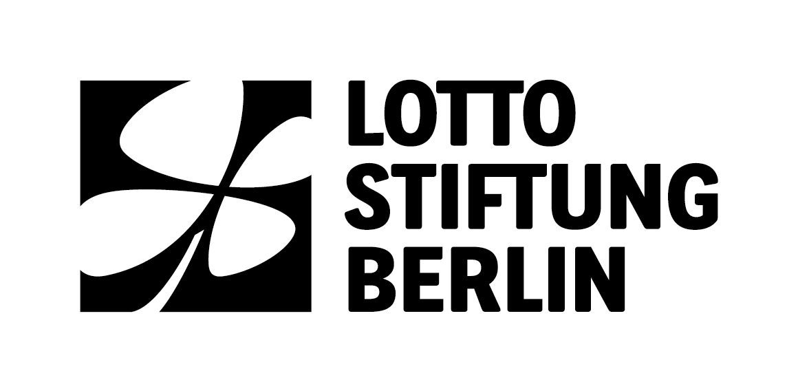 Logo of the Lotto Foundation Berlin, featuring a stylized leaf and the inscription "LOTTO STIFTUNG BERLIN."