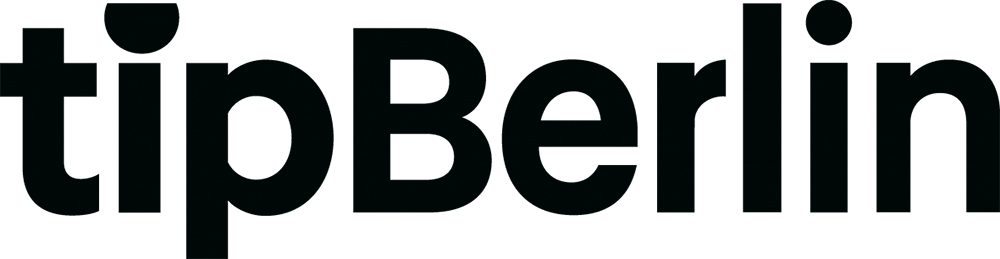 Logo von tipBerlin, einem Magazin für kulturelle Events und Freizeitaktivitäten in Berlin.